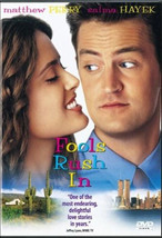 Fools Rush In DVD 1998 Wide Screen Matthew Perry Salma Hayek - £3.85 GBP