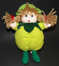 Chosun Girl Green 9&quot; Plush Stuffed Animal Toy Doll Yarn Hair Braids - £13.40 GBP