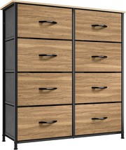 The Yitahome Dresser With 8 Drawers - Fabric Storage Tower,, Wooden Top - $64.96