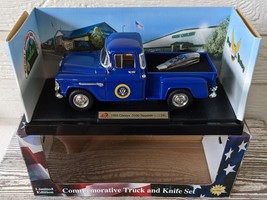 Presidents&#39; 2004 Commemorative Truck &amp; Knife Set 1:24 - Jim Frost &amp; Kevin Pipes  - £62.18 GBP
