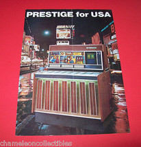 PRESTIGE 160 USA NSM 1970 ORIGINAL JUKEBOX PHONOGRAPH SALES FLYER Vintag... - £19.67 GBP