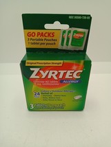 *READ* Zyrtec 24 Hour Allergy Relief Tablets, 10 mg Travel Size, 3 ct - £5.93 GBP