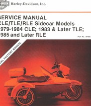 1979 1984 Harley Davidson CLE Sidecar 1983 1989 TLE SIDECAR and 1985 Manual NEW - $200.43