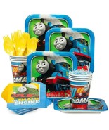 Thomas All Aboard Complete Party Package for 8 Guests Birthday Supplies New - £17.26 GBP