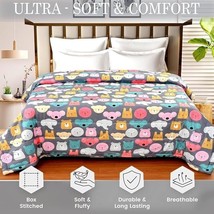 Double Bed Blanket Frazada پتو بطانية Одеяло Κουβέρτα Tæppe kidds Filt C... - £77.34 GBP