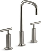 *Kohler 14408-4-BN Purist Widespread Bathroom Sink Faucet - Brushed Nickel - £420.38 GBP