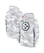 Mens New Arctic Camo Pittsburgh Steelers Salute to Service Pullover Hood... - £61.53 GBP