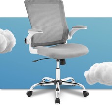 Grey Serta Creativity Ergonomic Mesh Office Computer Desk Chair With Mid-Back - £152.58 GBP