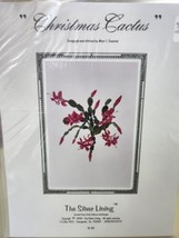 Silver Lining Christmas Cactus Cross Stitch Pattern NEW SL68 Marc Saastad 1999 - $8.99