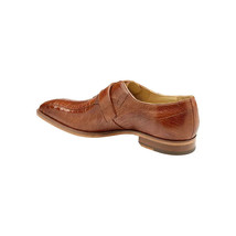 Belvedere Shoes Marte Genuine Ostrich Leg single buckle monk strap Camel R810 image 4