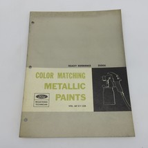 1968 Ford Ready Reference Color Matching Metallic Paints Vol 68 S11 L2A 21006 - £10.52 GBP