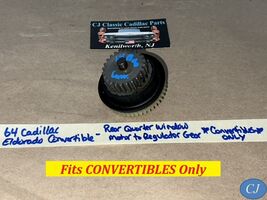 OEM 64 Cadillac Eldorado Convertible REAR QUARTER WINDOW MOTOR REGULATOR... - $197.99