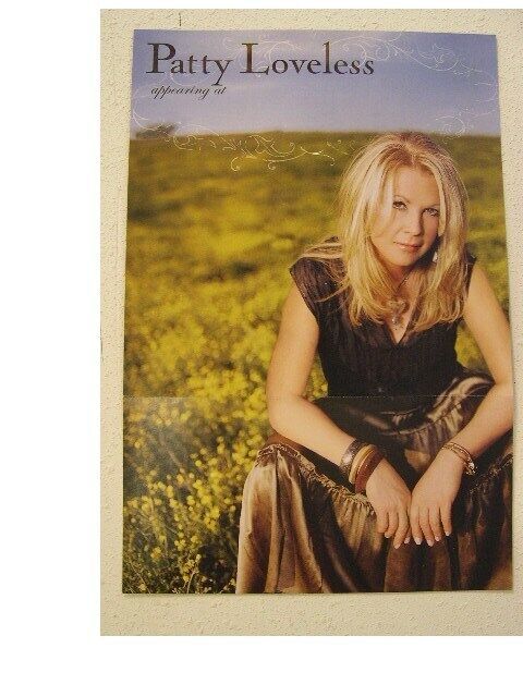 Patty Loveless Poster 2 Sided Dreamin&#39; My Dreams Promo - $35.99