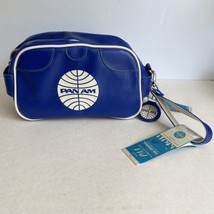 PAN AM Wash Bag Originals Certified Vintage Style PAN AM Blue NWT 10x6x5 - £51.27 GBP