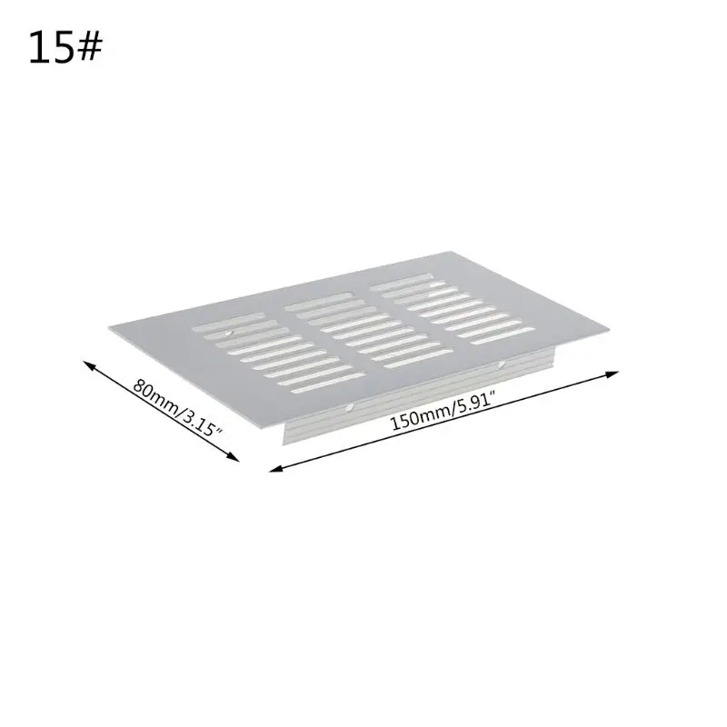 House Home Multi size Aluminum Alloy Air Vent Perforated Sheet Web Plate Ventila - £19.91 GBP