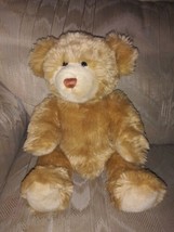 Build A Bear Workshop Shaggy Teddy Bear 11&quot; Sitting Plush Stuffed Animal... - $16.82