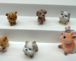 Puppy Jungle in My Pocket lot 5 USED Figures dogs cheetah + giraffe roll... - $12.86