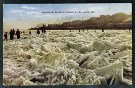 1910&#39;s St. Louis POSTCARD Frozen Mississippi River V O Hammon Publishing... - £19.92 GBP