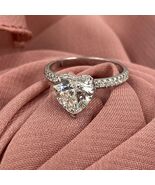 Igi Herz Brillantschliff 1.59 Karat F-VS1 Kunstdiamanten Grown Diamant 2... - $1,306.41