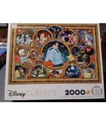 Disney Classics Movie Scenes 2000pc Ceaco Jigsaw Puzzle 2017 38x26 Cinde... - €21,03 EUR