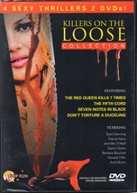 KILLERS ON the LOOSE coll. (dvd) *NEW* 2-disc, four Giallo movies, deleted title - £18.00 GBP
