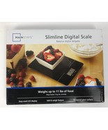 Mainstays Slimline Digital Kitchen Food Scale 11 lbs Capacity  black (34) - $357.94 MXN