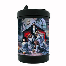 Dracula Vampire D1 Black Metal Car Ashtray / Mini Trashcan - $12.82