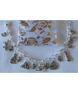 Kittens Cats Mouse Mice Theme Charm Bracelet SP Handcrafted  + Organza G... - $30.00