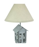 Farmhouse House Lamp with Shade in weathered Tin - 3 way - $112.15 CAD