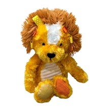 Make Believe Ideas Lion Plush Rattle Toy Stuffed Animal Lovey Sewn Eyes 12 Inch - £5.78 GBP