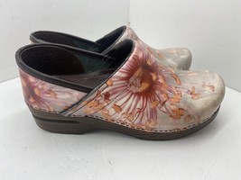 Dansko Clogs Slip On Shoes Professional Womens 8 38 Floral - £17.90 GBP