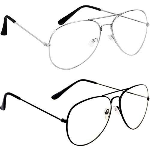 Lunettes de soleil aviateur unisexes adultes non polarisants monture... - $8.57