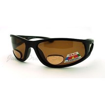 Hombre Envoltura Deporte Gafas de Sol Polarizadas Más Bifocal Lectura Lente Café - £9.31 GBP+