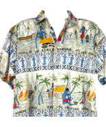 Everest Collection Hukilau Luau Tapa L Hawaiian Shirt sz Large Mens 52x3... - £34.04 GBP