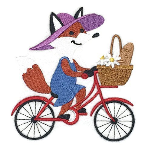 Nature Weaved in Threads, Amazing Picnic Pal - Foxy Cyclist [Custom and Unique]