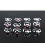 12pc assorted Indian sterling silver rings challa - marriage gift for girls - €64,00 EUR