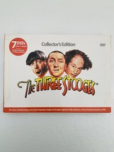 The Three Stooges Collector&#39;s Edition Set of 7 DVDs w/ Bonus Booklet Photo Album - £26.29 GBP