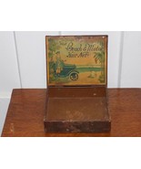 Rare West Beach &amp; Motor Hair Net Advertisement Metal Box - $209.77 CAD