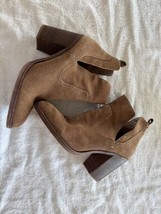 Dolce Vita Brown Suede Ankle Boots Booties Size 8.5 - £19.44 GBP