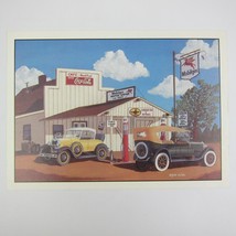 Stan Cline Auto Classics 1920s Art Print 1920 Buick Touring &amp; 1928 Model A Ford - £7.89 GBP