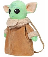 Star Wars The Child Baby Yoda Grogu Plush Mini Backpack 14&quot; L Mandalorian - £22.70 GBP