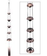 Copper Temple Wind Chimes for Home Yard Outdoor Decoration - £37.86 GBP