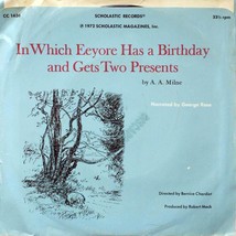 A. A. Milne - In Which Eeyore Has A Birthday 7&quot; VG+ Vinyl 33 Scholastic CC 1636 - £1.79 GBP