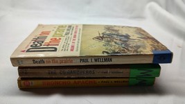 Paul Wellman 3 Book Paperback Lot Death Prairie Comancheros Broncho Apache - £20.43 GBP