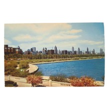 Postcard Michigan Avenue Skyline Chicago Gray Line Tours Chrome Unposted - £5.35 GBP