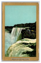 American Falls Niagara Falls NY New York UNP Ullman Gold Border UDB Postcard R27 - £3.05 GBP