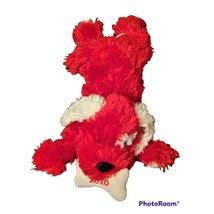 Boyd&#39;s Bears &amp; Friends Red White Dog Stuffed Soft 16&quot; Long Romeo 2008 Plush Bone - £14.70 GBP