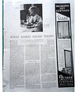 What Makes Sound Teeth? Magazine Print Article 1929 - $6.84 CAD