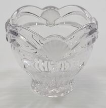 *MM) Vintage Studio Nova Clear Glass Frosted Shell Design Candy Dish Coi... - $9.89