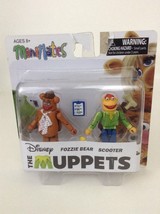 The Muppets Minimates Series Wave 1 Fozzie Bear Scooter Figures New Sealed Toy - £10.82 GBP